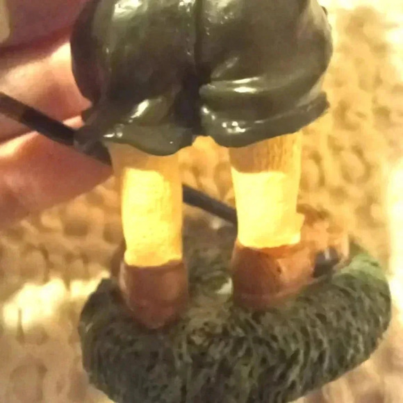 Golf Santa Christmas Ornament 4" Bearded Gentleman Vintage - Picture 6 of 6